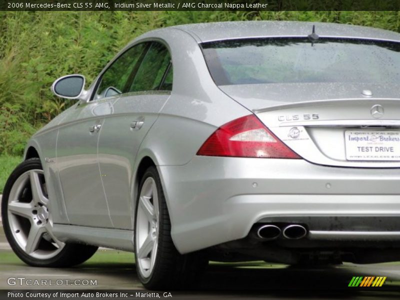 Iridium Silver Metallic / AMG Charcoal Nappa Leather 2006 Mercedes-Benz CLS 55 AMG