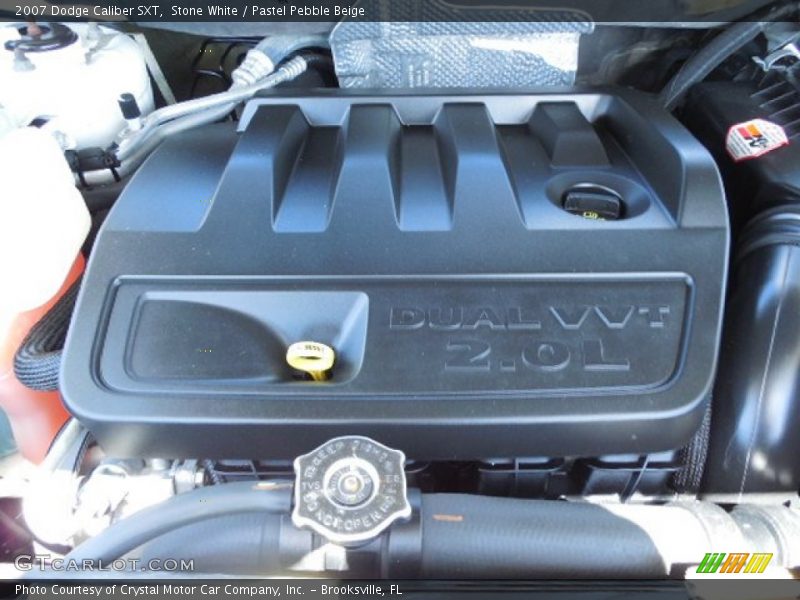 Stone White / Pastel Pebble Beige 2007 Dodge Caliber SXT