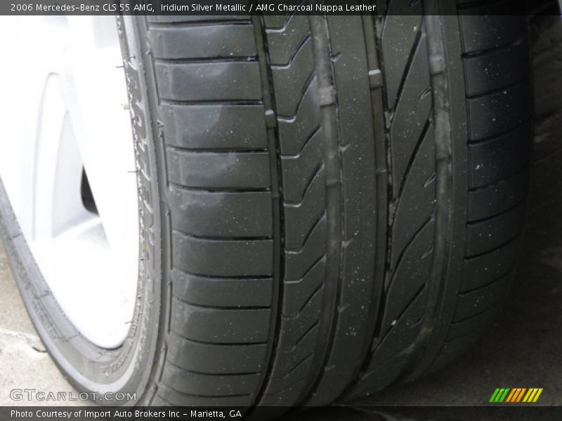 Iridium Silver Metallic / AMG Charcoal Nappa Leather 2006 Mercedes-Benz CLS 55 AMG