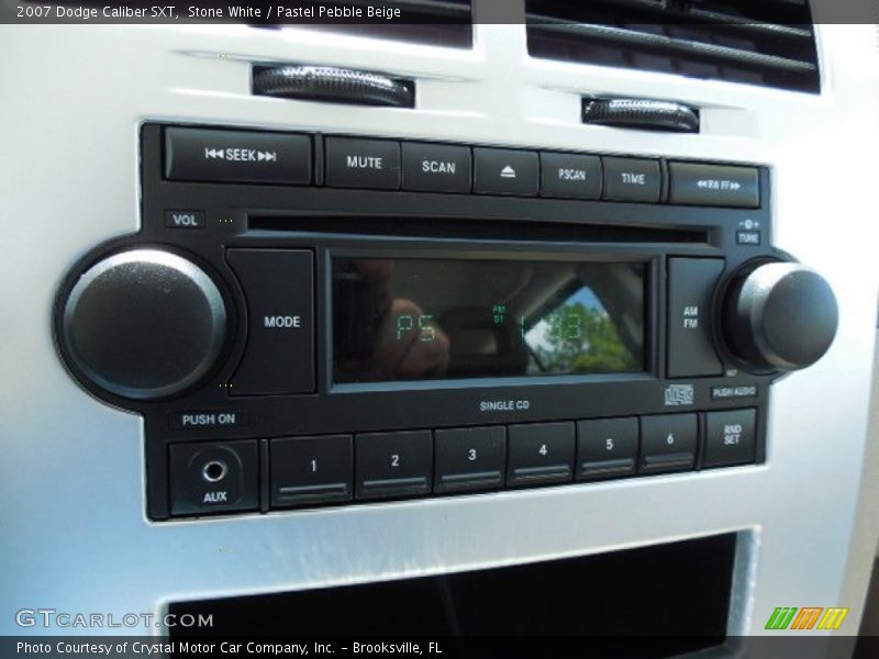 Stone White / Pastel Pebble Beige 2007 Dodge Caliber SXT
