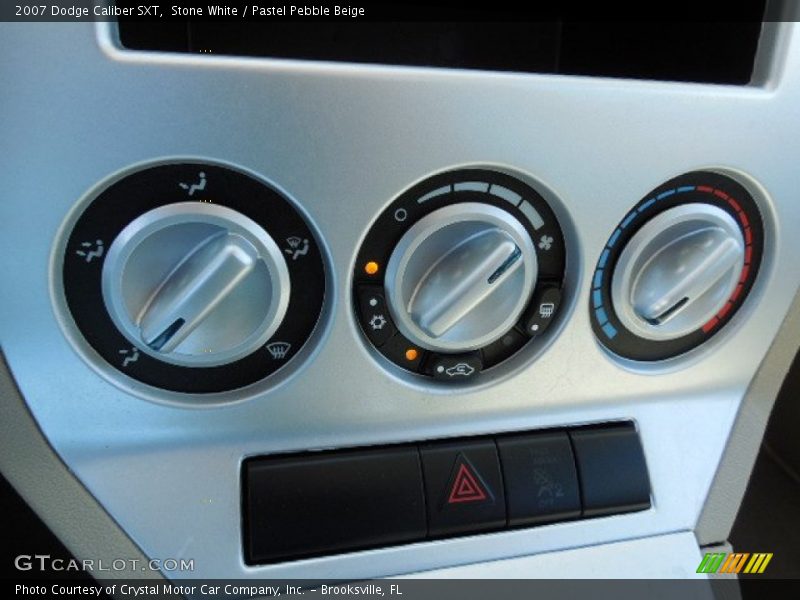 Stone White / Pastel Pebble Beige 2007 Dodge Caliber SXT