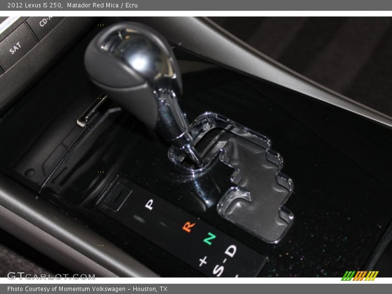  2012 IS 250 6 Speed ECT-i Automatic Shifter