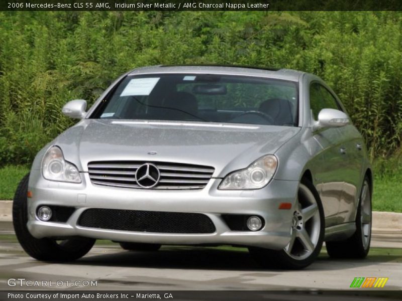 Iridium Silver Metallic / AMG Charcoal Nappa Leather 2006 Mercedes-Benz CLS 55 AMG
