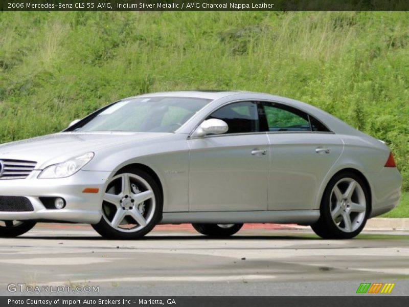 Iridium Silver Metallic / AMG Charcoal Nappa Leather 2006 Mercedes-Benz CLS 55 AMG