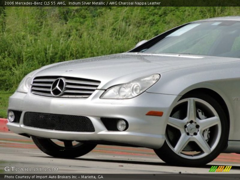 Iridium Silver Metallic / AMG Charcoal Nappa Leather 2006 Mercedes-Benz CLS 55 AMG