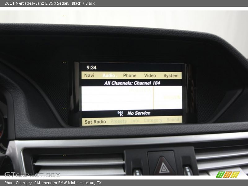Black / Black 2011 Mercedes-Benz E 350 Sedan