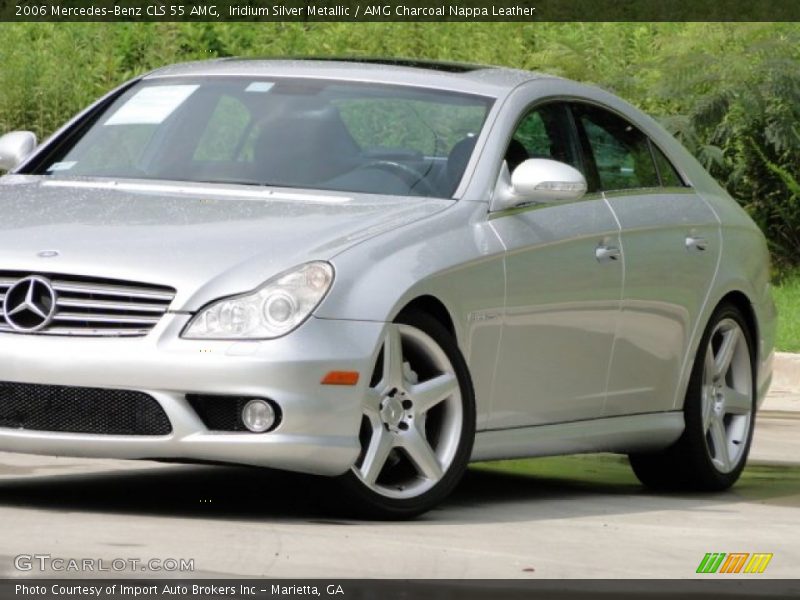 Iridium Silver Metallic / AMG Charcoal Nappa Leather 2006 Mercedes-Benz CLS 55 AMG