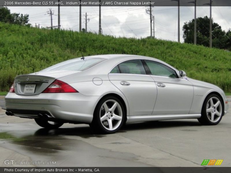 Iridium Silver Metallic / AMG Charcoal Nappa Leather 2006 Mercedes-Benz CLS 55 AMG