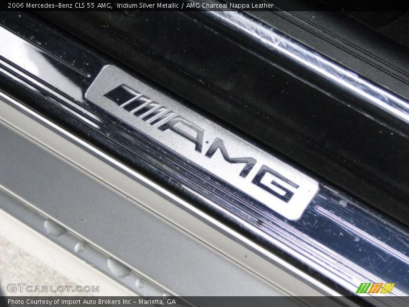 Iridium Silver Metallic / AMG Charcoal Nappa Leather 2006 Mercedes-Benz CLS 55 AMG