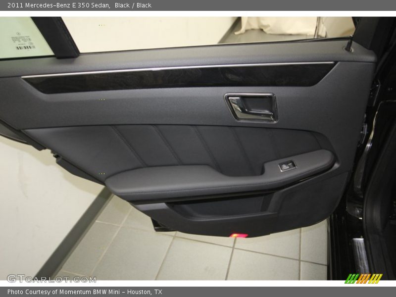Black / Black 2011 Mercedes-Benz E 350 Sedan