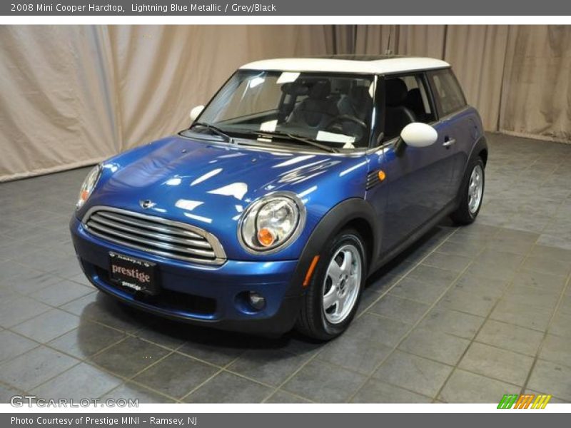 Lightning Blue Metallic / Grey/Black 2008 Mini Cooper Hardtop