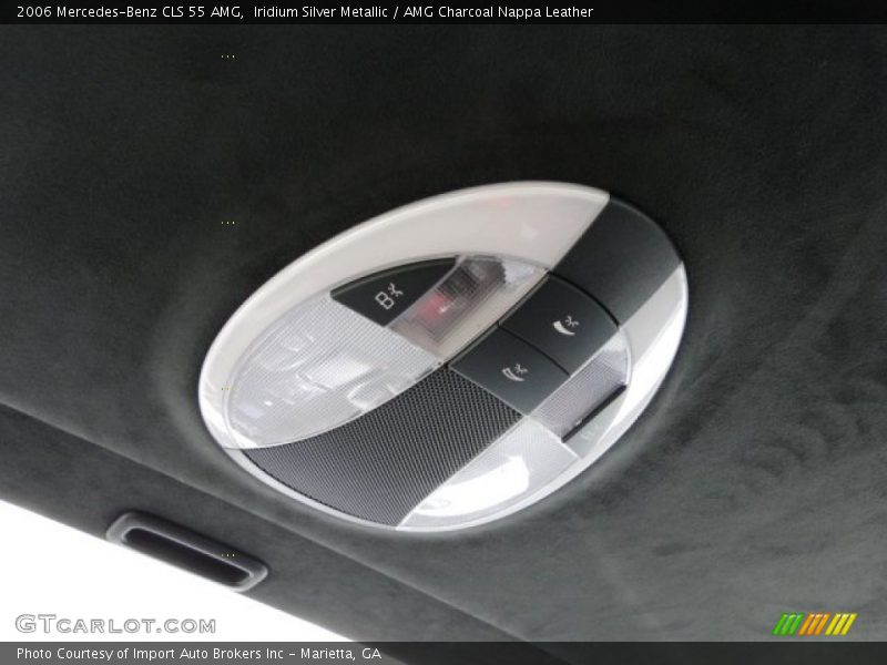 Iridium Silver Metallic / AMG Charcoal Nappa Leather 2006 Mercedes-Benz CLS 55 AMG