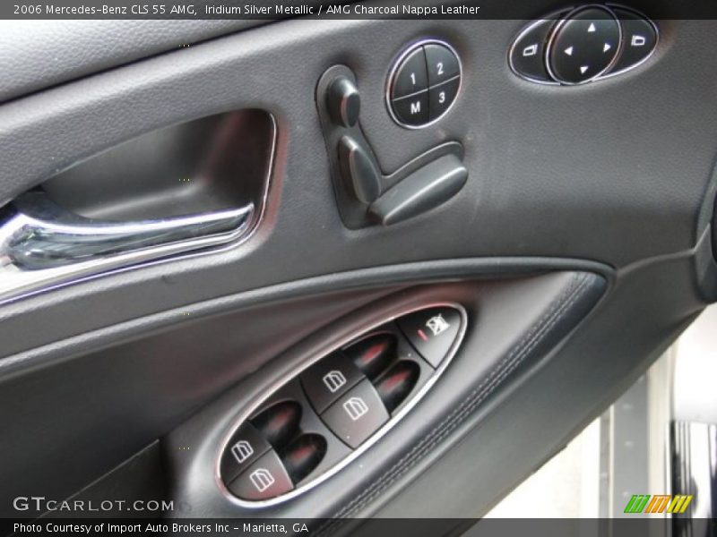 Iridium Silver Metallic / AMG Charcoal Nappa Leather 2006 Mercedes-Benz CLS 55 AMG