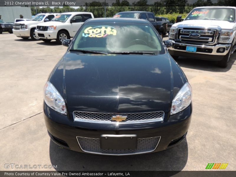 Black / Ebony 2012 Chevrolet Impala LS