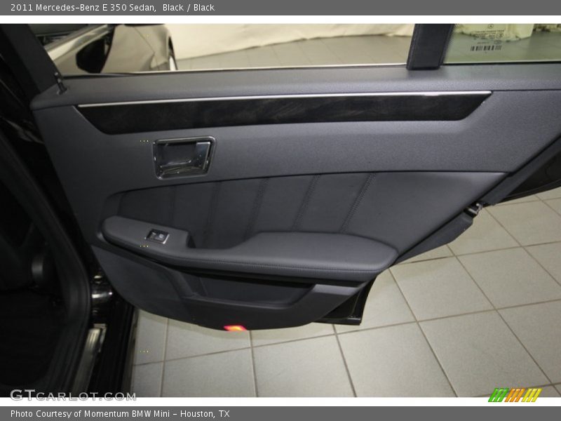 Black / Black 2011 Mercedes-Benz E 350 Sedan