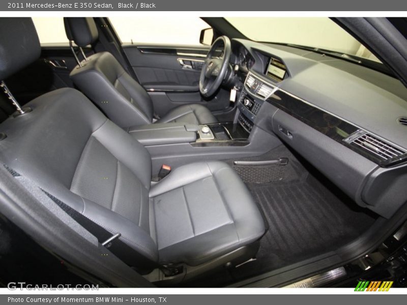 Black / Black 2011 Mercedes-Benz E 350 Sedan