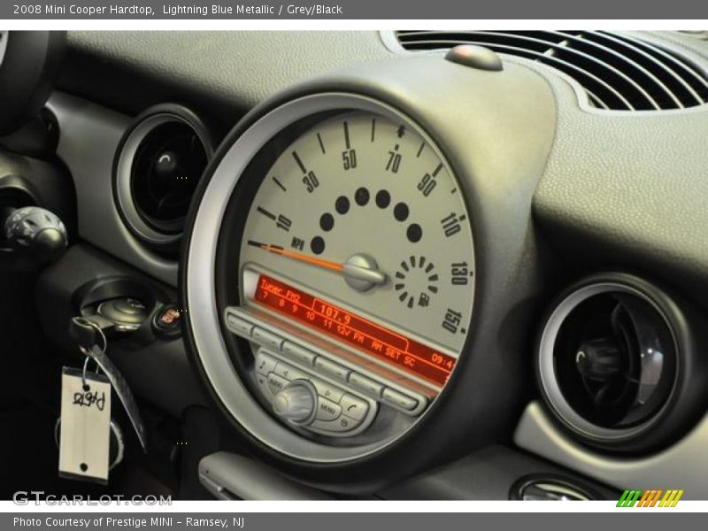 Lightning Blue Metallic / Grey/Black 2008 Mini Cooper Hardtop