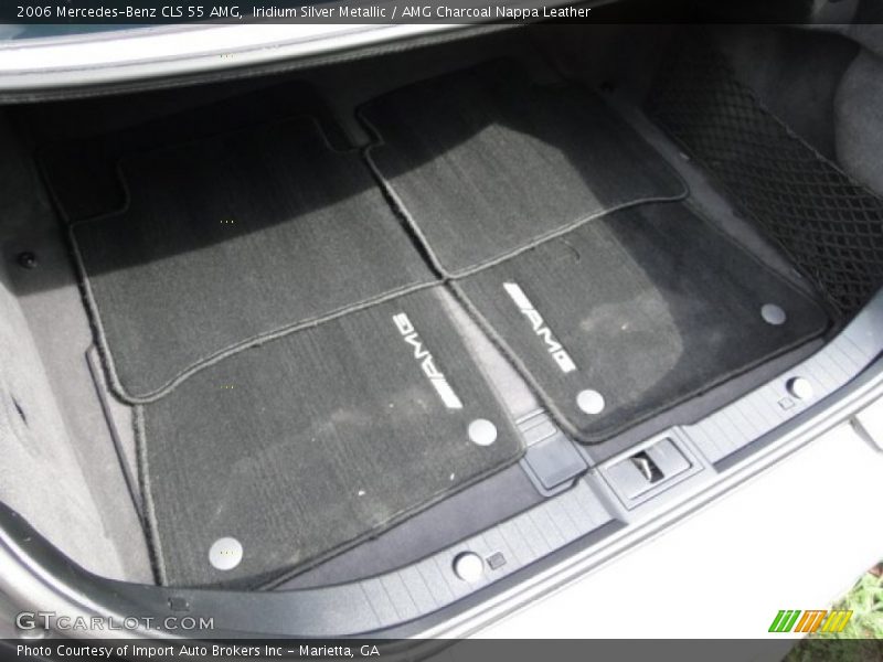 Iridium Silver Metallic / AMG Charcoal Nappa Leather 2006 Mercedes-Benz CLS 55 AMG