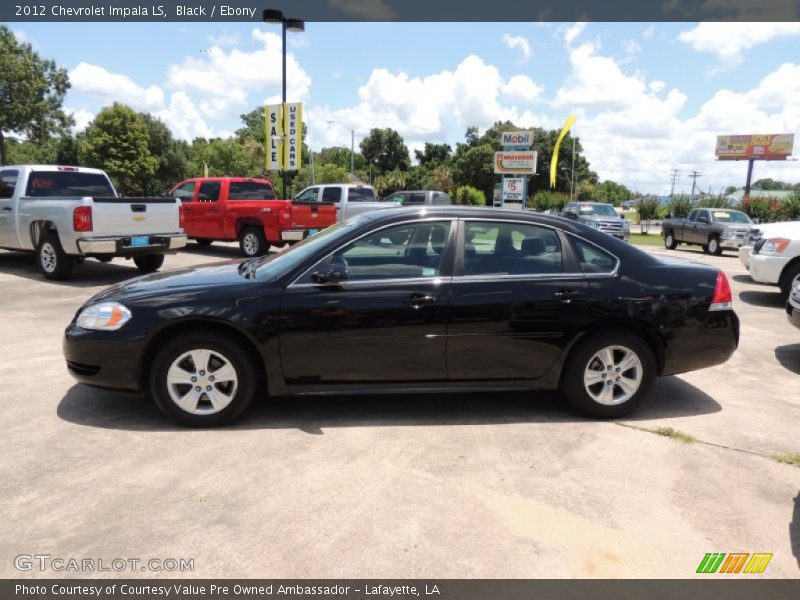Black / Ebony 2012 Chevrolet Impala LS