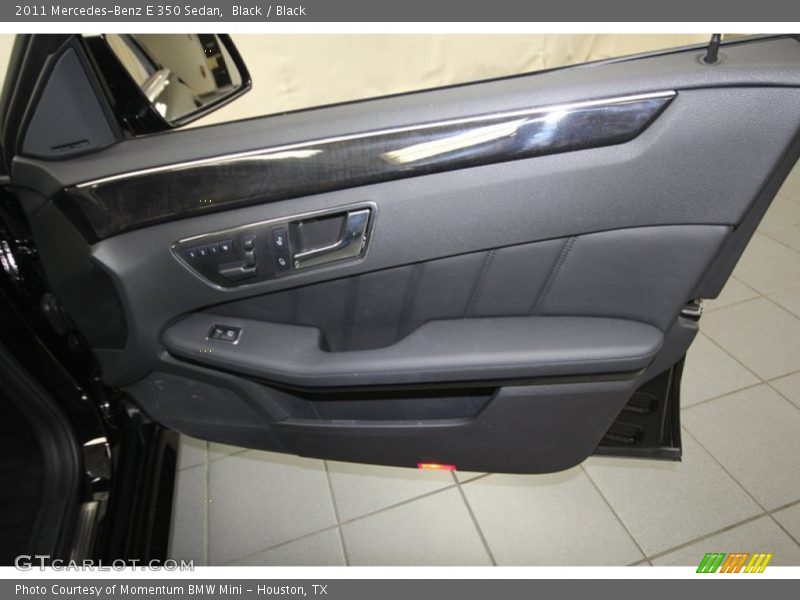 Black / Black 2011 Mercedes-Benz E 350 Sedan