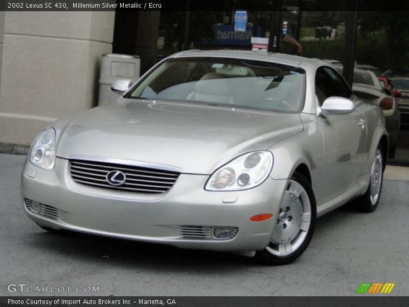 Millenium Silver Metallic / Ecru 2002 Lexus SC 430