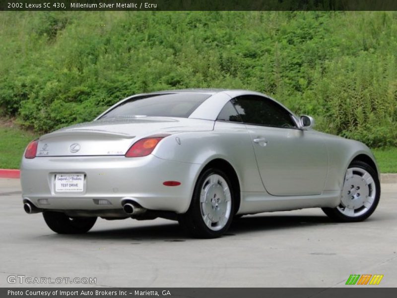 Millenium Silver Metallic / Ecru 2002 Lexus SC 430