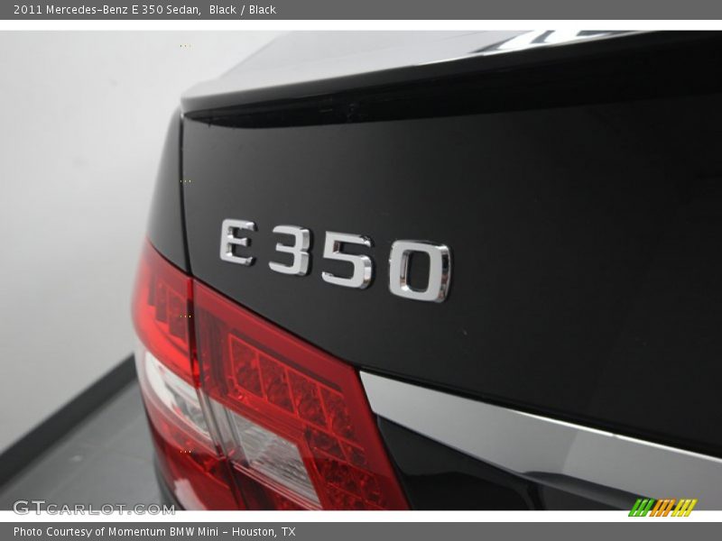 Black / Black 2011 Mercedes-Benz E 350 Sedan
