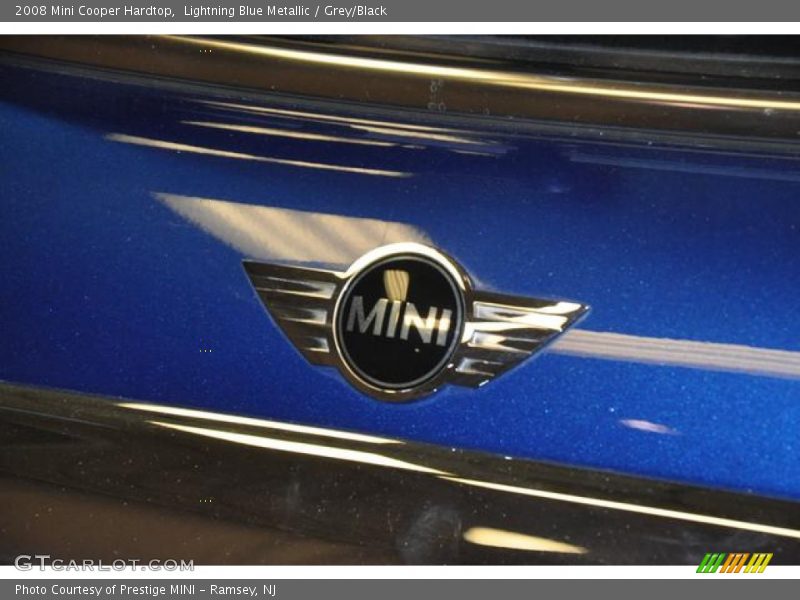 Lightning Blue Metallic / Grey/Black 2008 Mini Cooper Hardtop