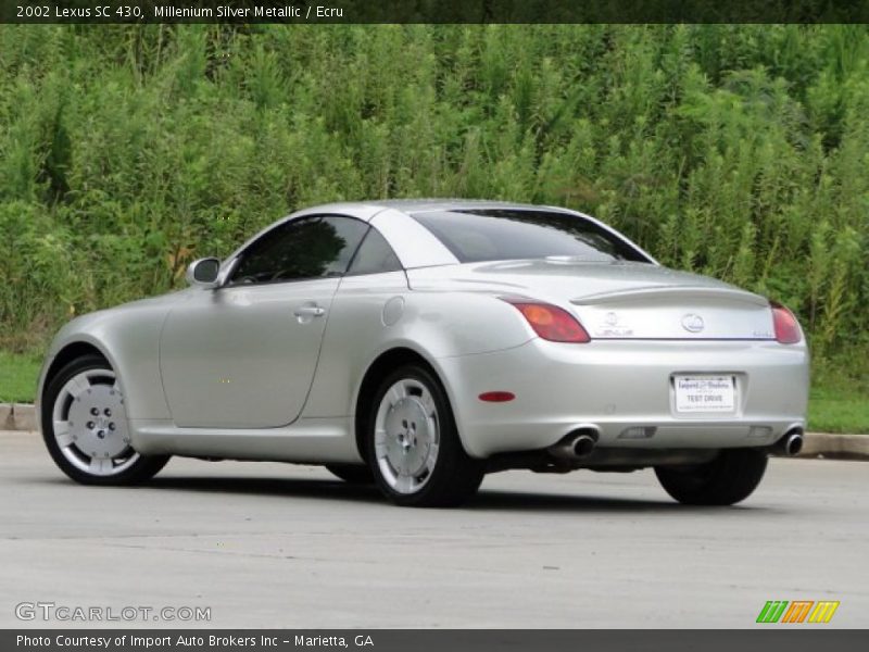 Millenium Silver Metallic / Ecru 2002 Lexus SC 430