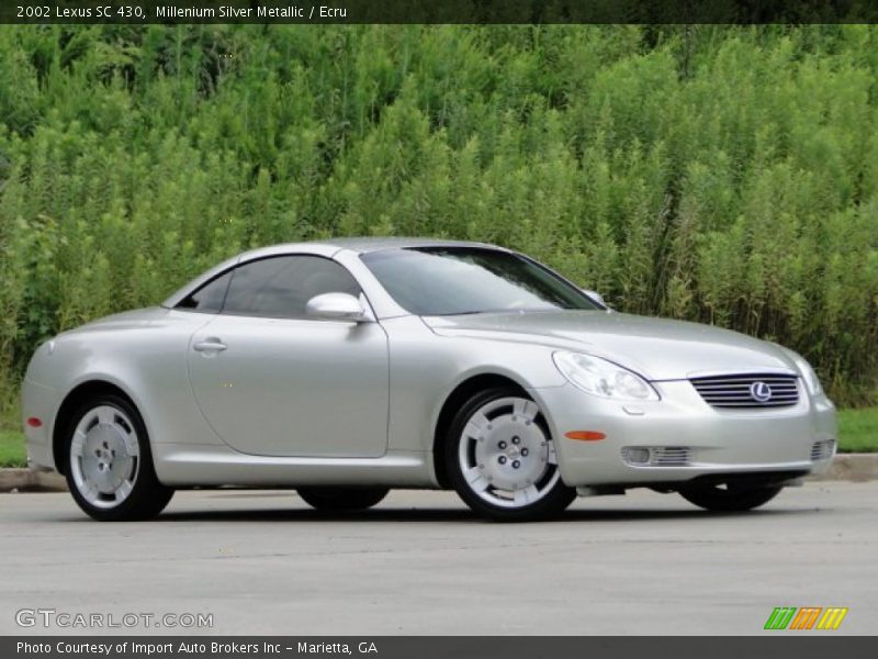 Millenium Silver Metallic / Ecru 2002 Lexus SC 430