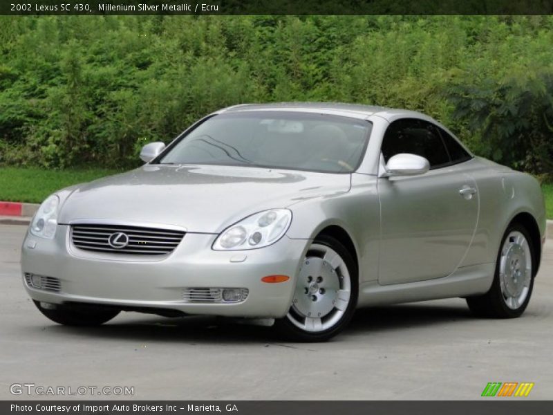 Millenium Silver Metallic / Ecru 2002 Lexus SC 430