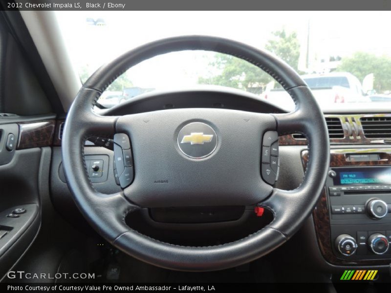 Black / Ebony 2012 Chevrolet Impala LS