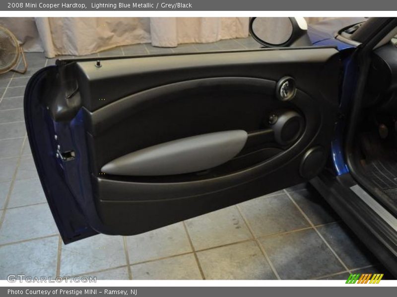 Lightning Blue Metallic / Grey/Black 2008 Mini Cooper Hardtop