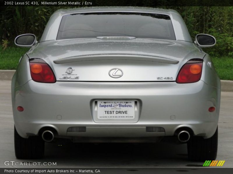 Millenium Silver Metallic / Ecru 2002 Lexus SC 430