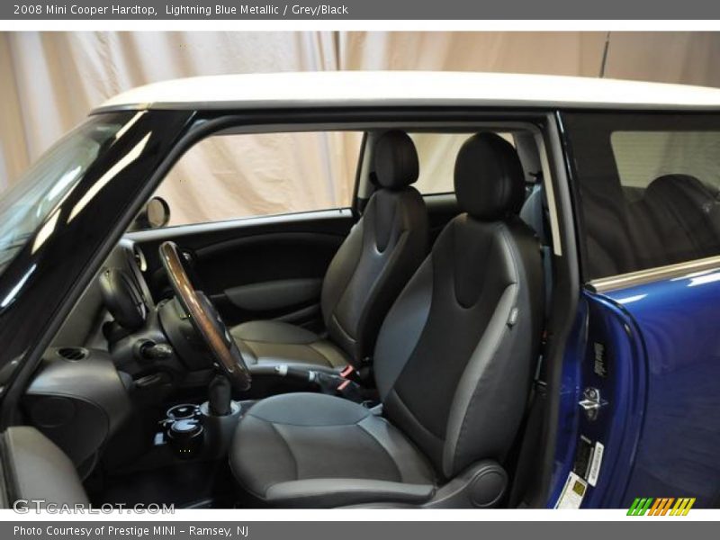 Lightning Blue Metallic / Grey/Black 2008 Mini Cooper Hardtop