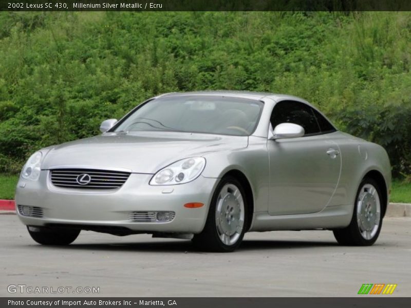 Millenium Silver Metallic / Ecru 2002 Lexus SC 430