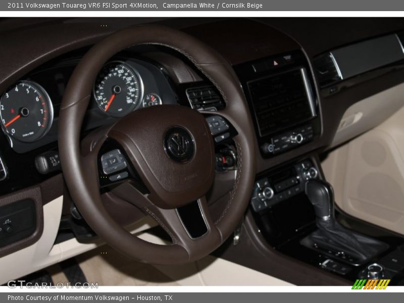 Campanella White / Cornsilk Beige 2011 Volkswagen Touareg VR6 FSI Sport 4XMotion