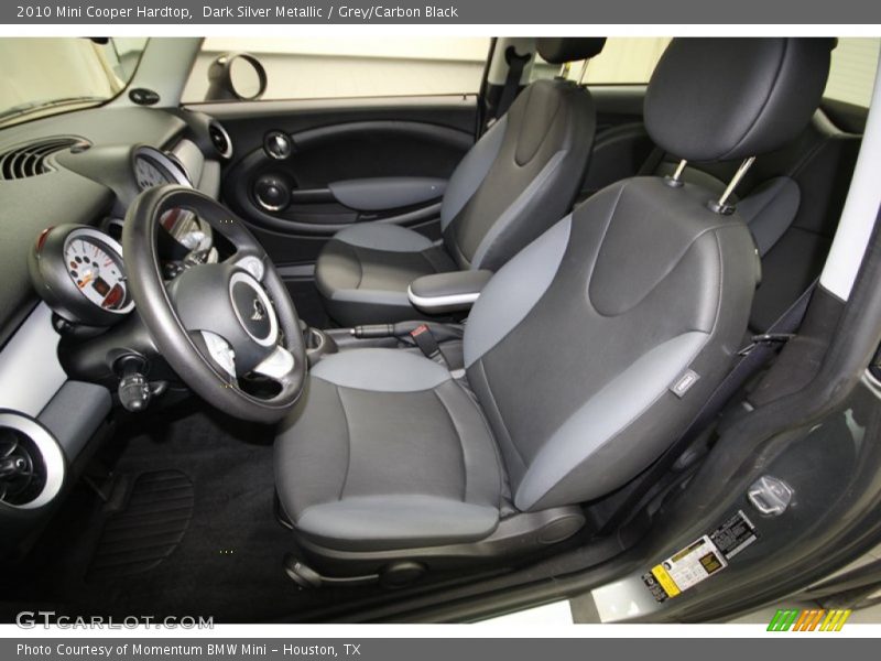 Dark Silver Metallic / Grey/Carbon Black 2010 Mini Cooper Hardtop