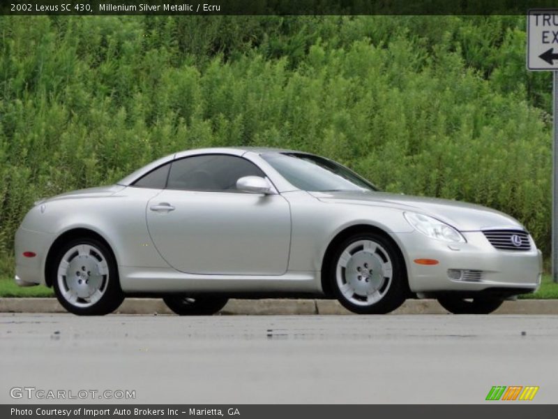 Millenium Silver Metallic / Ecru 2002 Lexus SC 430