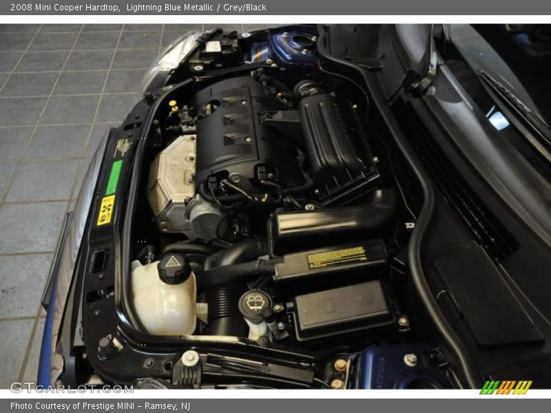 Lightning Blue Metallic / Grey/Black 2008 Mini Cooper Hardtop