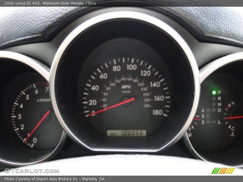 Millenium Silver Metallic / Ecru 2002 Lexus SC 430