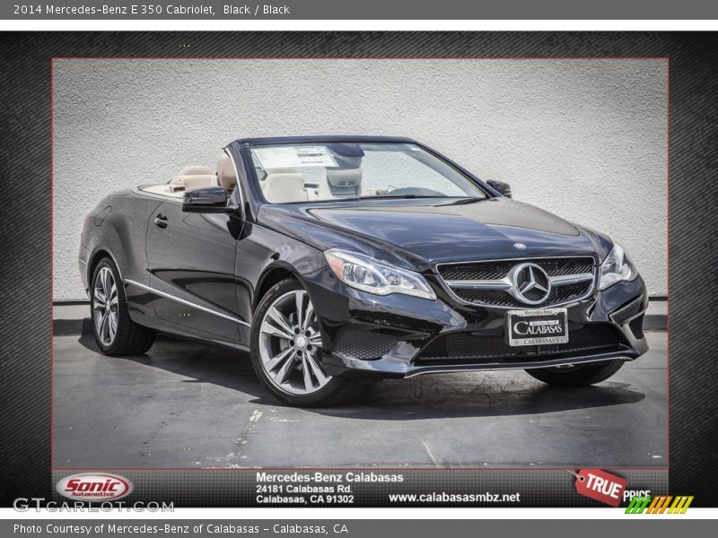 Black / Black 2014 Mercedes-Benz E 350 Cabriolet