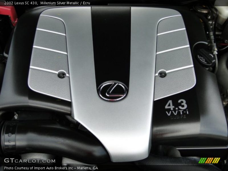 Millenium Silver Metallic / Ecru 2002 Lexus SC 430