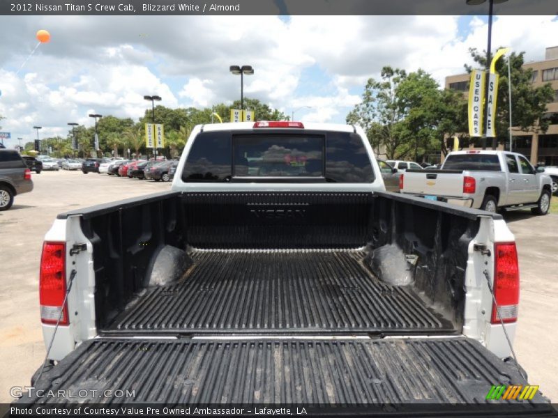 Blizzard White / Almond 2012 Nissan Titan S Crew Cab