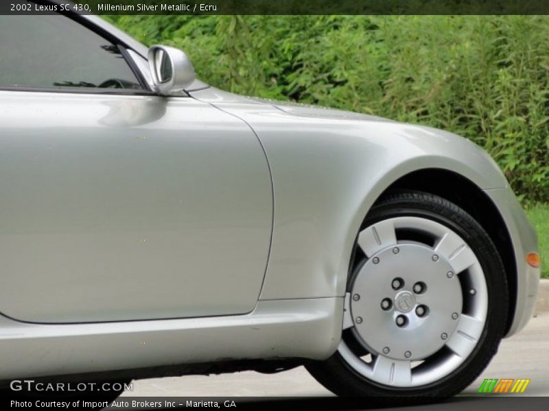 Millenium Silver Metallic / Ecru 2002 Lexus SC 430