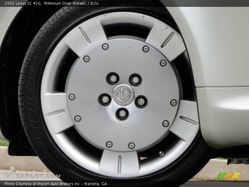 Millenium Silver Metallic / Ecru 2002 Lexus SC 430