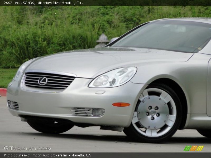 Millenium Silver Metallic / Ecru 2002 Lexus SC 430