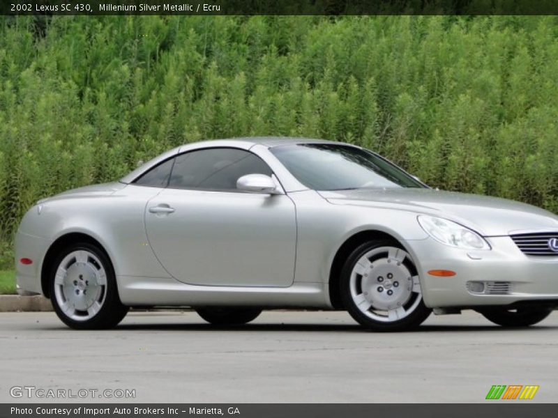 Millenium Silver Metallic / Ecru 2002 Lexus SC 430