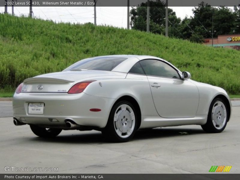 Millenium Silver Metallic / Ecru 2002 Lexus SC 430