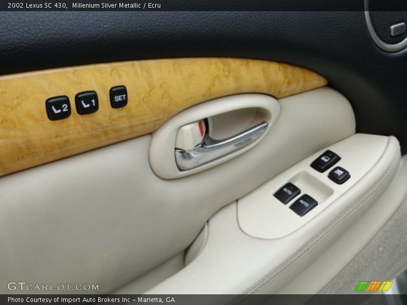 Millenium Silver Metallic / Ecru 2002 Lexus SC 430